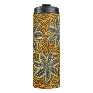 Bouteilles Isothermes Style Batik Floral Abstrait africain