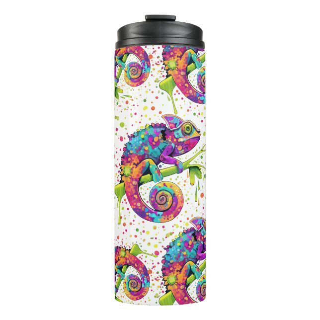 Bouteilles Isothermes Style d'aquarelle des teintures Chameleon (Devant)