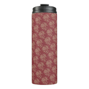 Bouteilles Isothermes Style ethnique Flore Mini-imprimé Beige sur Marooo