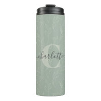 Style rustique Sage vert Botanique Nom floral