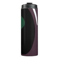 Submersion : Noir Abstrait, Blanc, Violet & Vert