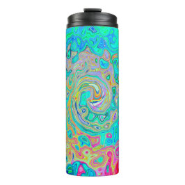 Bouteilles Isothermes Super Abstrait Rainbow Liquid Swirl
