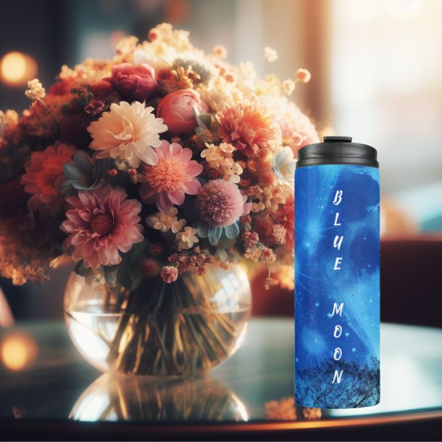 Bouteilles Isothermes Super Lune Bleue dans le caisson Ciel (Créateur téléchargé)