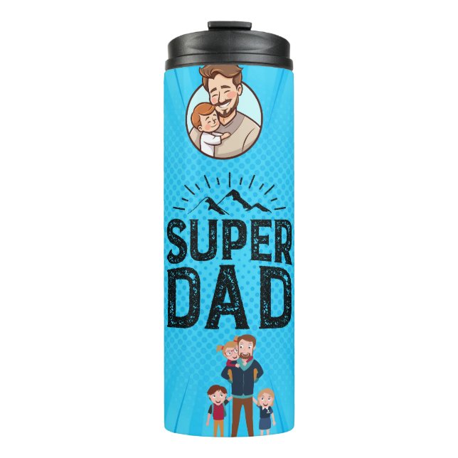Bouteilles Isothermes Super papa (Devant)