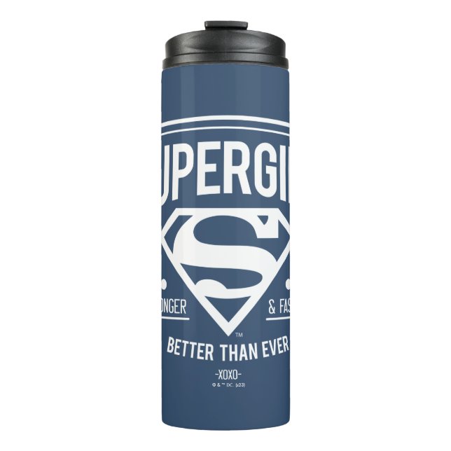 Bouteilles Isothermes Supergirl mieux que jamais Retro Graphic (Devant)