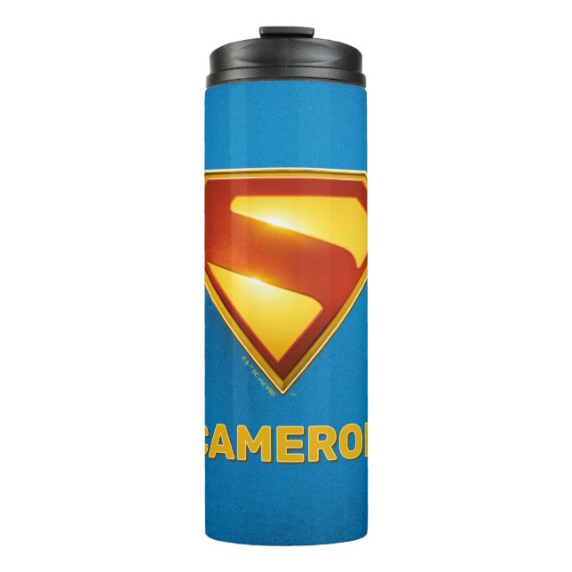 Bouteilles Isothermes Superman Golden S Shield brillance (Devant)