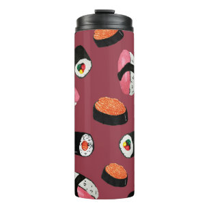 Bouteilles Isothermes Sushi Onigiri Rolls : Illustration transparente