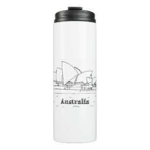Bouteilles Isothermes Sydney Australie Art Vacances Dessin Vacances Art