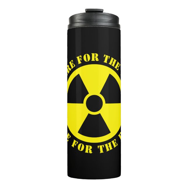 Bouteilles Isothermes Symbole de préparation nucléaire Thermal Tumbler b (Devant)