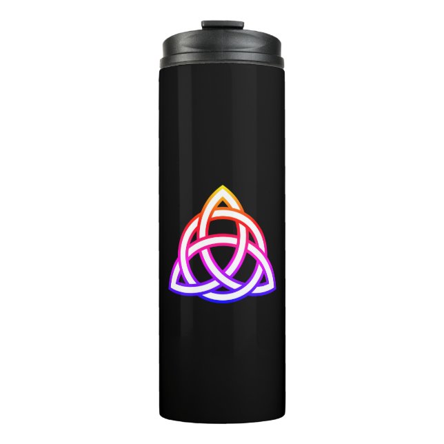 Bouteilles Isothermes Symbole triquetra de noeud de trinité celtique (Devant)