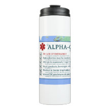 SYNDROME ALPHA-GAL TUMBLER