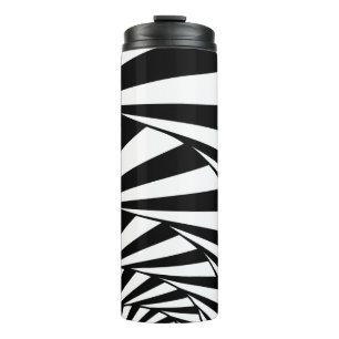 Bouteilles Isothermes T Abstrait Noir & Blanc Tourbillon Escalier en Spi