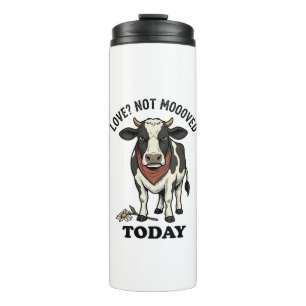 Bouteilles Isothermes T-shirt humour agricole vache grincheuse Saint-Val