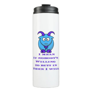 Bouteilles Isothermes T-shirts, mugs et autocollants de la chèvre BILLY 