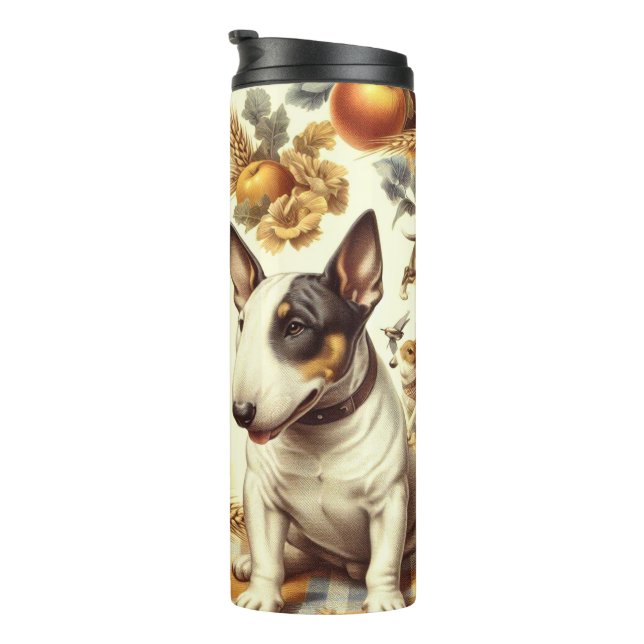 Bouteilles Isothermes Tableau vintage Bull Terrier (Tourné sur la droite)