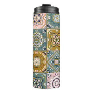Bouteilles Isothermes Talavera Indian : Patchwork, Ethnic Mosaic.
