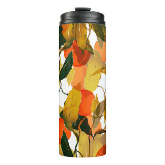 Bouteilles Isothermes Tangerines arbre : motif juteux sans couture.