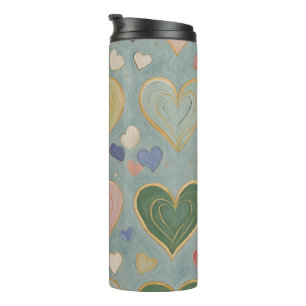 Bouteilles Isothermes Tapisserie Pastel Heart