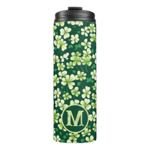 Bouteilles Isothermes Tapisserie Shamrock Émeraude : Délice Vert Foncé