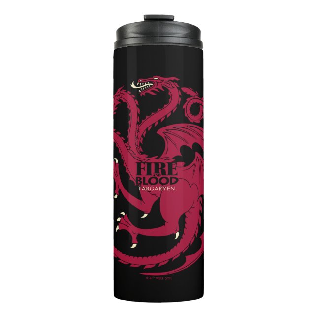 Bouteilles Isothermes Targaryen Sigil - Feu et Sang (Devant)