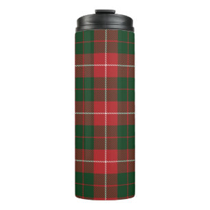 Bouteilles Isothermes Tartan Clan MacKinnon Chèque Rouge Vert