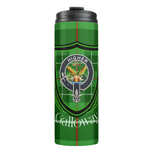 Bouteilles Isothermes Tartan et blason du clan écossais Galloway
