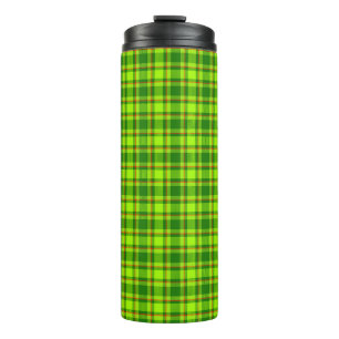 Bouteilles Isothermes Tartan rouge vert À damiers Motif plaid-55788