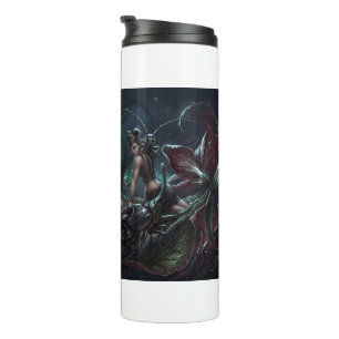 Bouteilles Isothermes Tasse de voyage Enchanteresse d'insectes sombres C