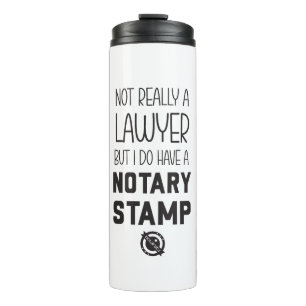 Bouteilles Isothermes Tasse de voyage pour notaire non-avocat Tumbler