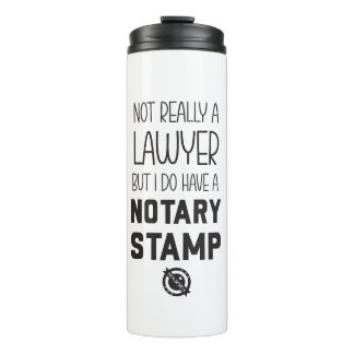 Bouteilles Isothermes Tasse de voyage pour notaire non-avocat Tumbler