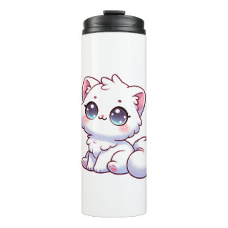 Bouteilles Isothermes Tasse Mignonne Kawaii Pelucheuse de Chat