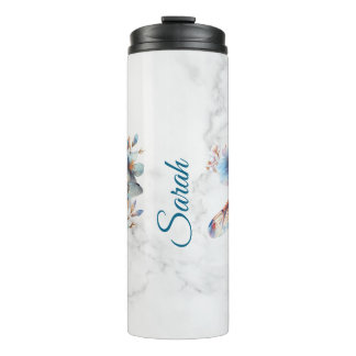 Bouteilles Isothermes Tasse personnalisée à dragonfly aquarelle