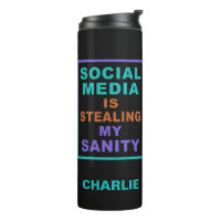 Tasse personnalisée drôle « Réseaux Sociaux »