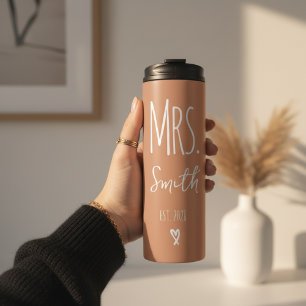 Bouteilles Isothermes Tasse personnalisée en terre cuite pour couple pou