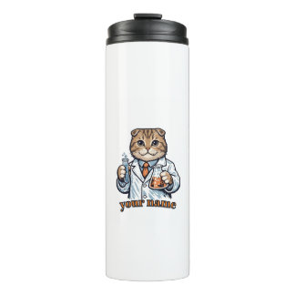 Bouteilles Isothermes Tasse personnalisée pour scientifique avec chat Sc