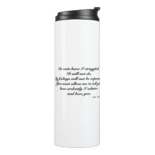 Bouteilles Isothermes Tasse pour femme. Citation romantique/amusante, Ja