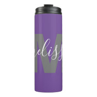 Tasse thermique à monogramme personnalisé