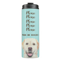 Tasse thermique amusante Labrador Retriever