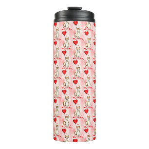 Bouteilles Isothermes Tasse Thermique Chat Chaton Cœurs Rouges