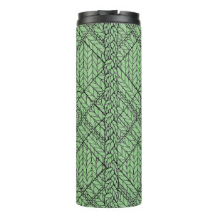 BOUTEILLES ISOTHERMES TASSE THERMIQUE EN MAILLE ARGILE SAGE