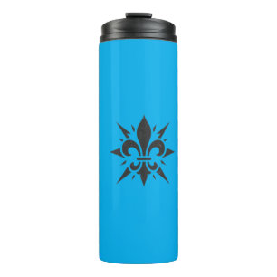 Bouteilles Isothermes Tasse thermique "Fleur de lis stylisée"