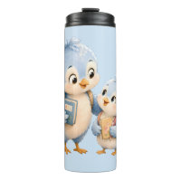 Tasse Thermique Frères et Soeurs Oiseaux Bleus Mig