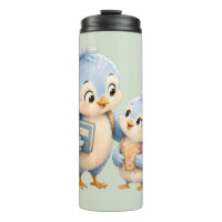 Tasse Thermique Frères et Soeurs Oiseaux Mignons