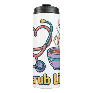 Bouteilles Isothermes Tasse Thermique Infirmière Scrub Life