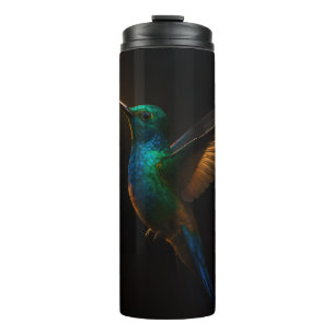 Bouteilles Isothermes Tasse thermique Luxe Noir 4, Colibri en vol