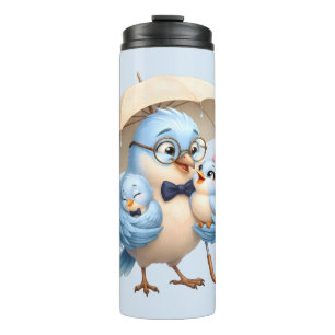 Bouteilles Isothermes Tasse Thermique Oiseau Papa Cadeau Fête des Pères