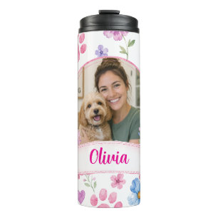 Bouteilles Isothermes Tasse thermique personnalisée avec photo de l'anim