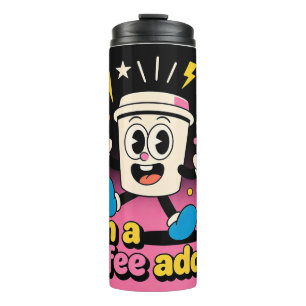 Bouteilles Isothermes Tasse Thermique pour Accro au Café RétroTasse Ther