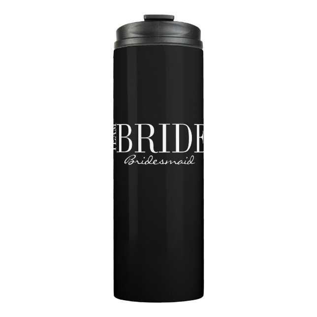 Bouteilles Isothermes Tasse Thermique pour l'Équipe de la Mariée Demoise (Devant)