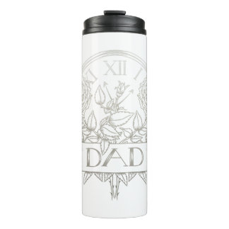 Bouteilles Isothermes Tatouage de papa de style vintage